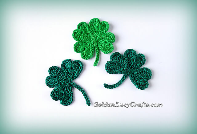 Shamrock and Lucky Clover Appliqués