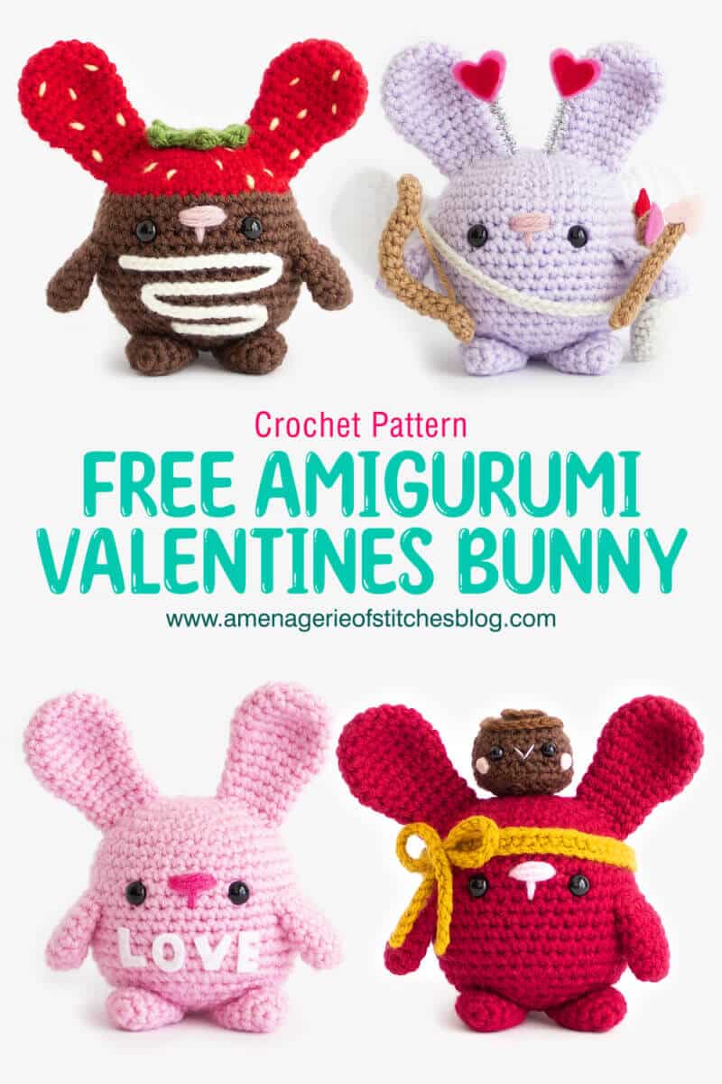 Amigurumi Valentine Bunnies