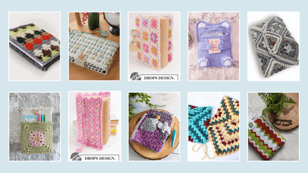 crochet book sleeve patterns