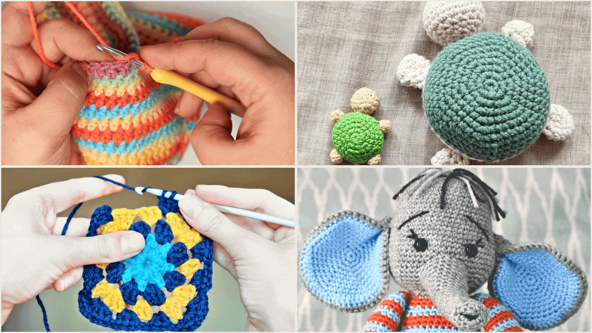 There are examples of real crochet patterns