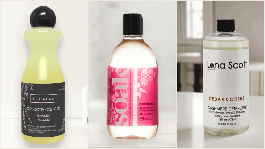 Best wool wash detergents: Eucalan, Soak, and Lona Scott