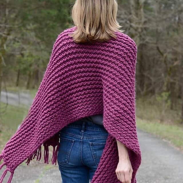 Easy Double Knit Shawl