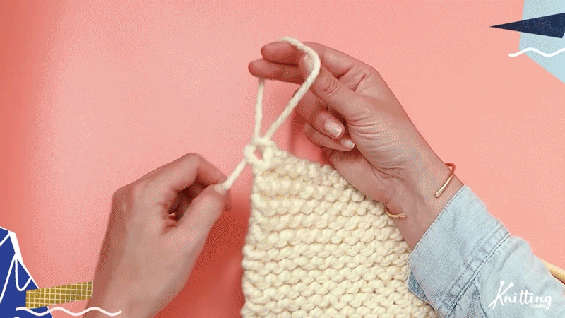 Repeat Steps 2 to 3

Keep repeating steps 2 and 3 until you have cast off ALL of the stitches on your needle. 

Cut the "working yarn" and pull it through the final loop to lock in the stitch.