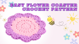 flower coaster crochet pattern