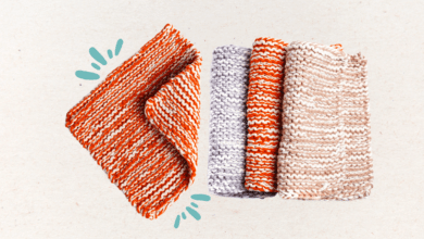 how to knit a dishcloth