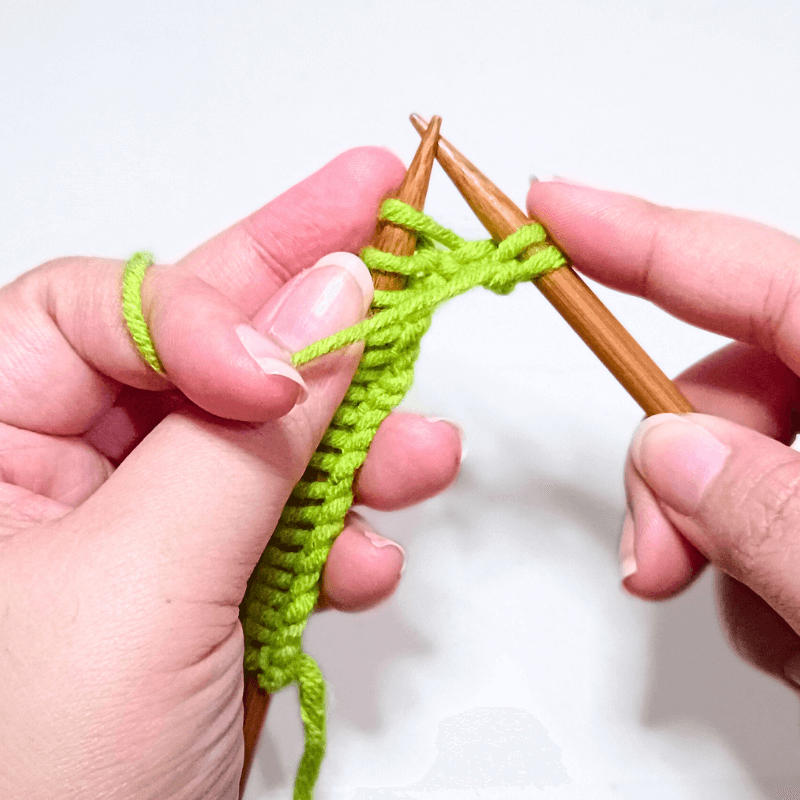 Slip 1 stitch (purl-wise)
