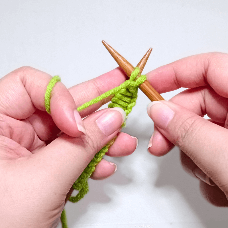 Slip 1 stitch (purl-wise)