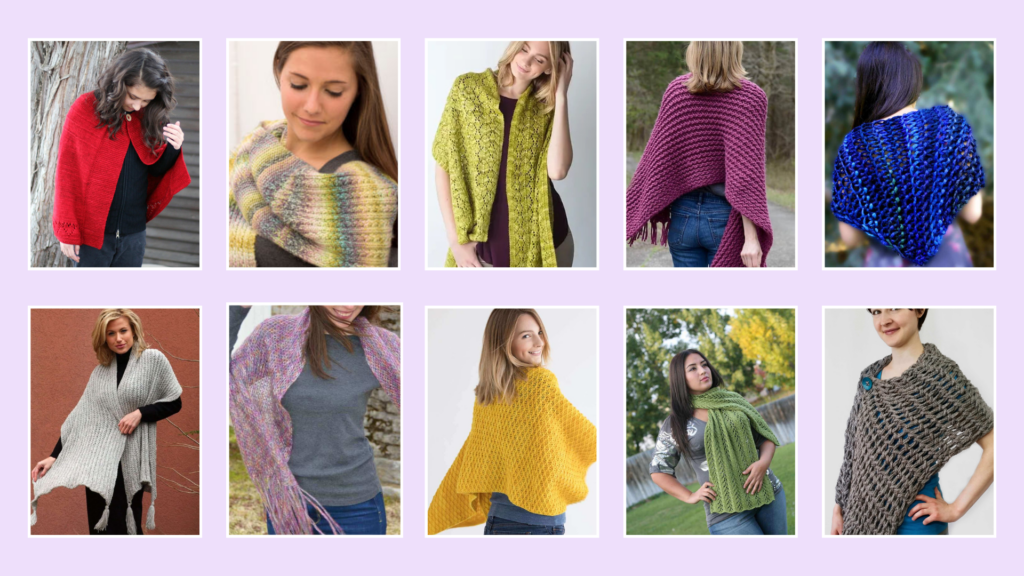 loom knit shawl patterns