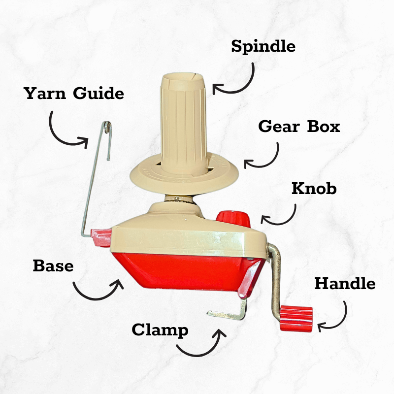 Parts of a Yarn Winder