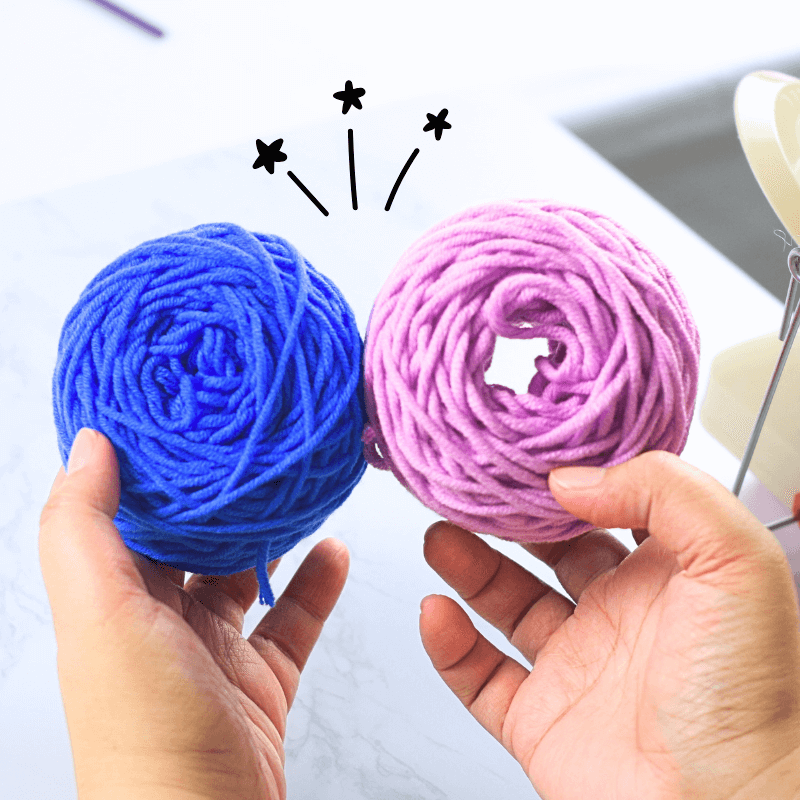 Finished Look

By the end, your yarn cakes should look like these below. Naturally, the more yarn you wind, the thicker the cake will be.