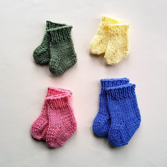 Plain and Simple Baby Socks