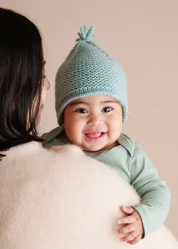 Garter Ear Flap Hat