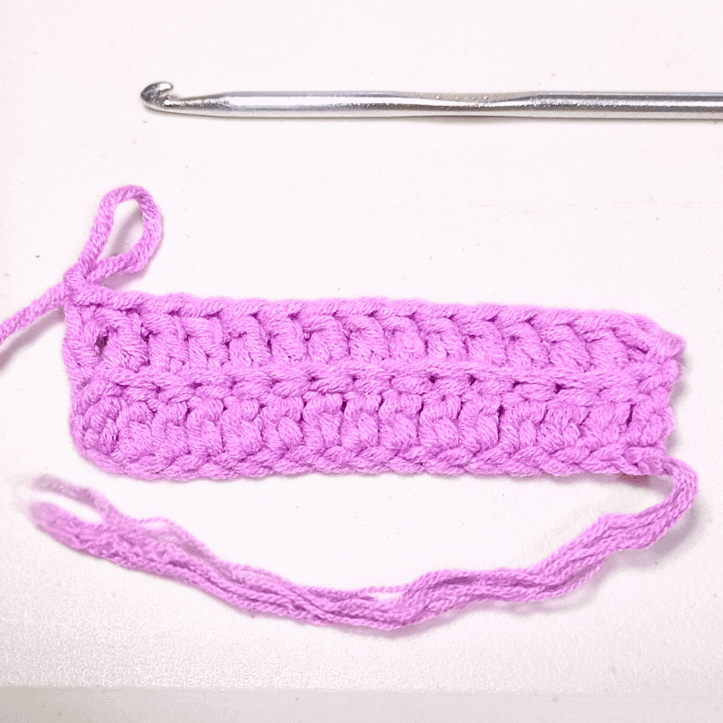 Working in the BLO crochet will give you a line of bumps at the front or right side that you can use to add texture or work stitches into.