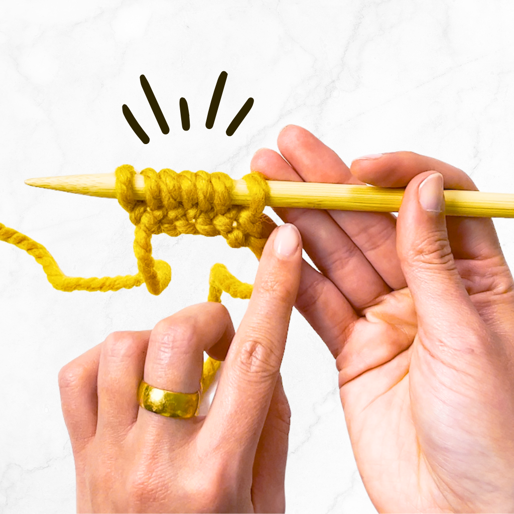 how to cast on knitting