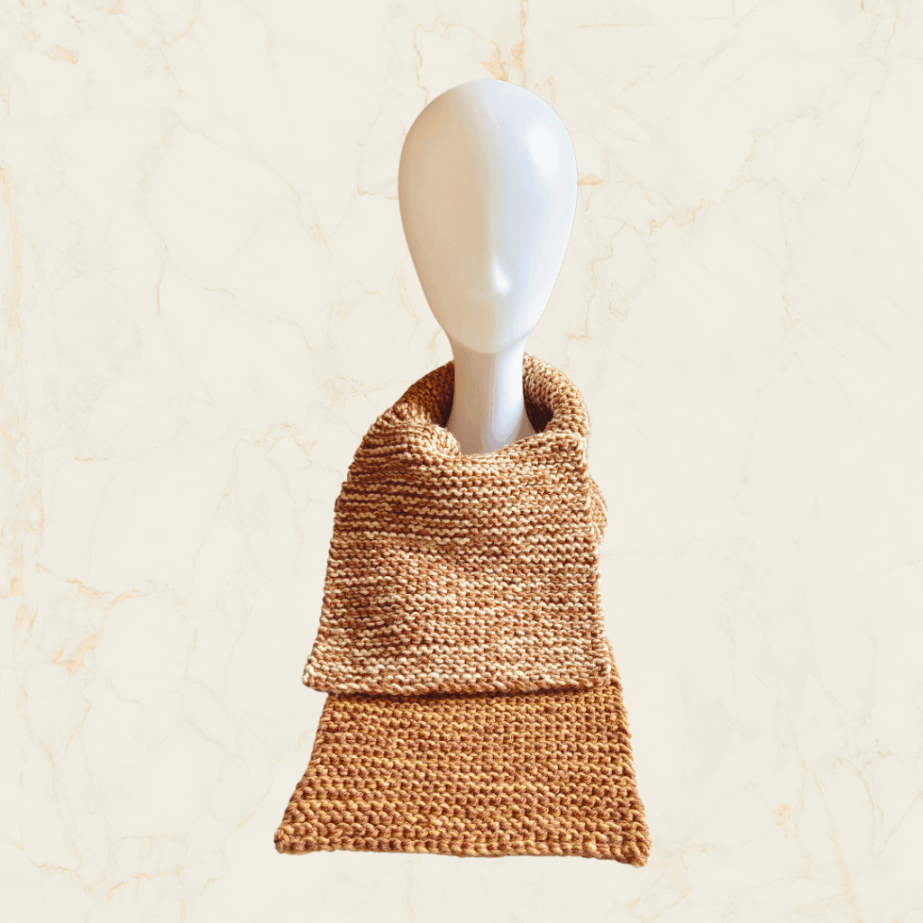 The All-Knit Stitch Chunky Scarf