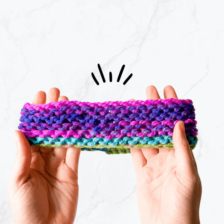 loom knit headband pattern