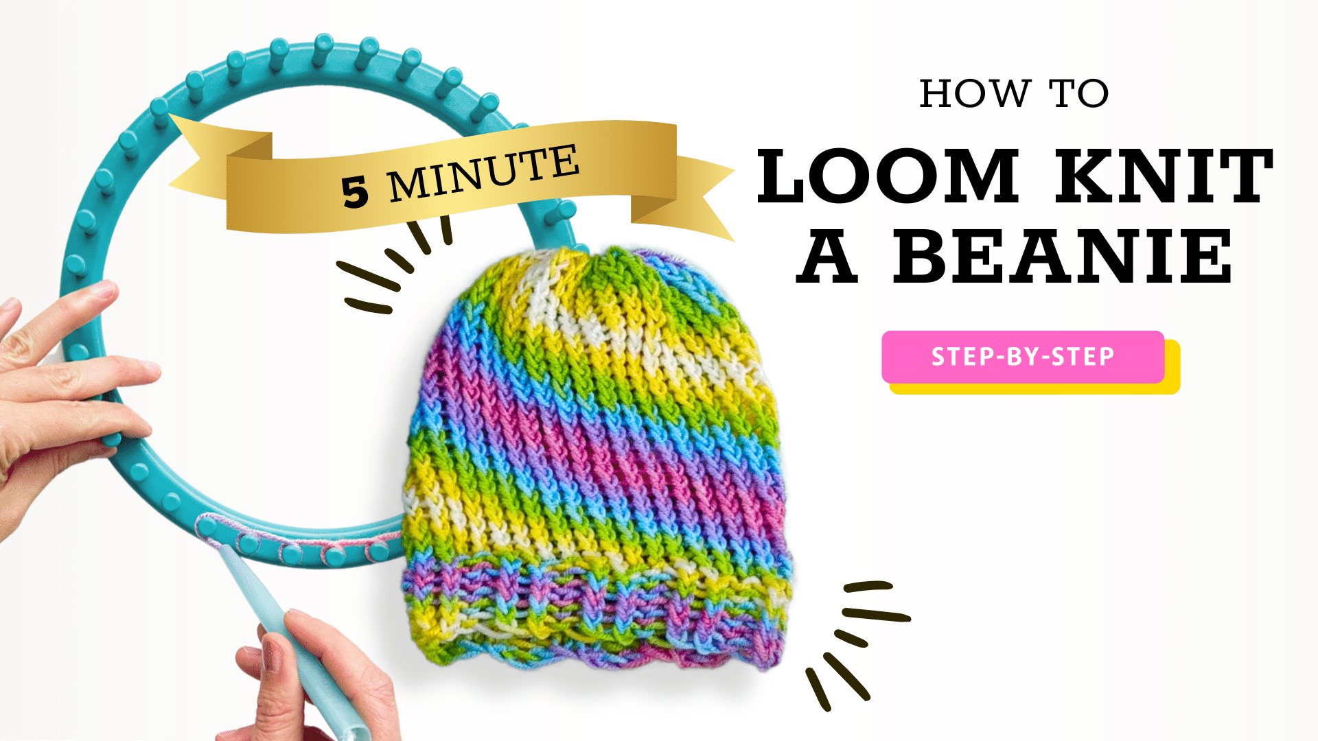 How to Loom Knit a Beanie