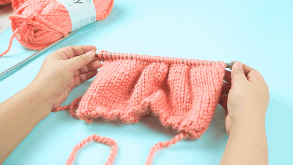 stockinette stitch fabric