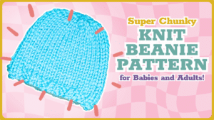 how to knit a beanie