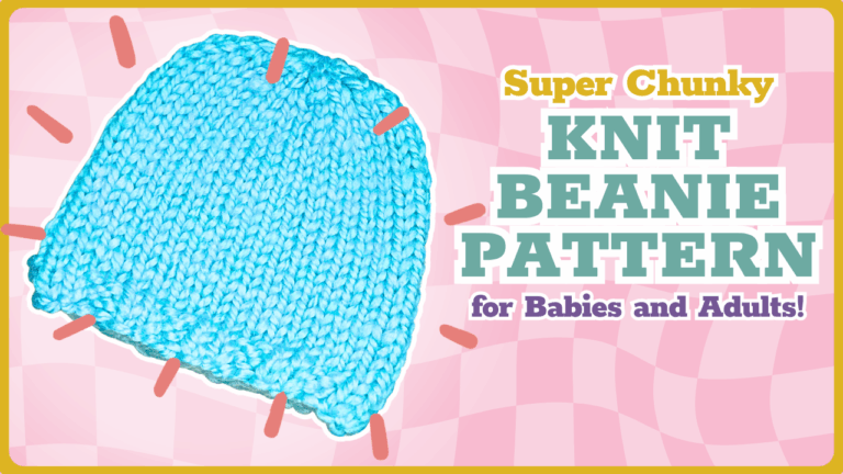 how to knit a beanie