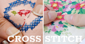 how to cross stitch